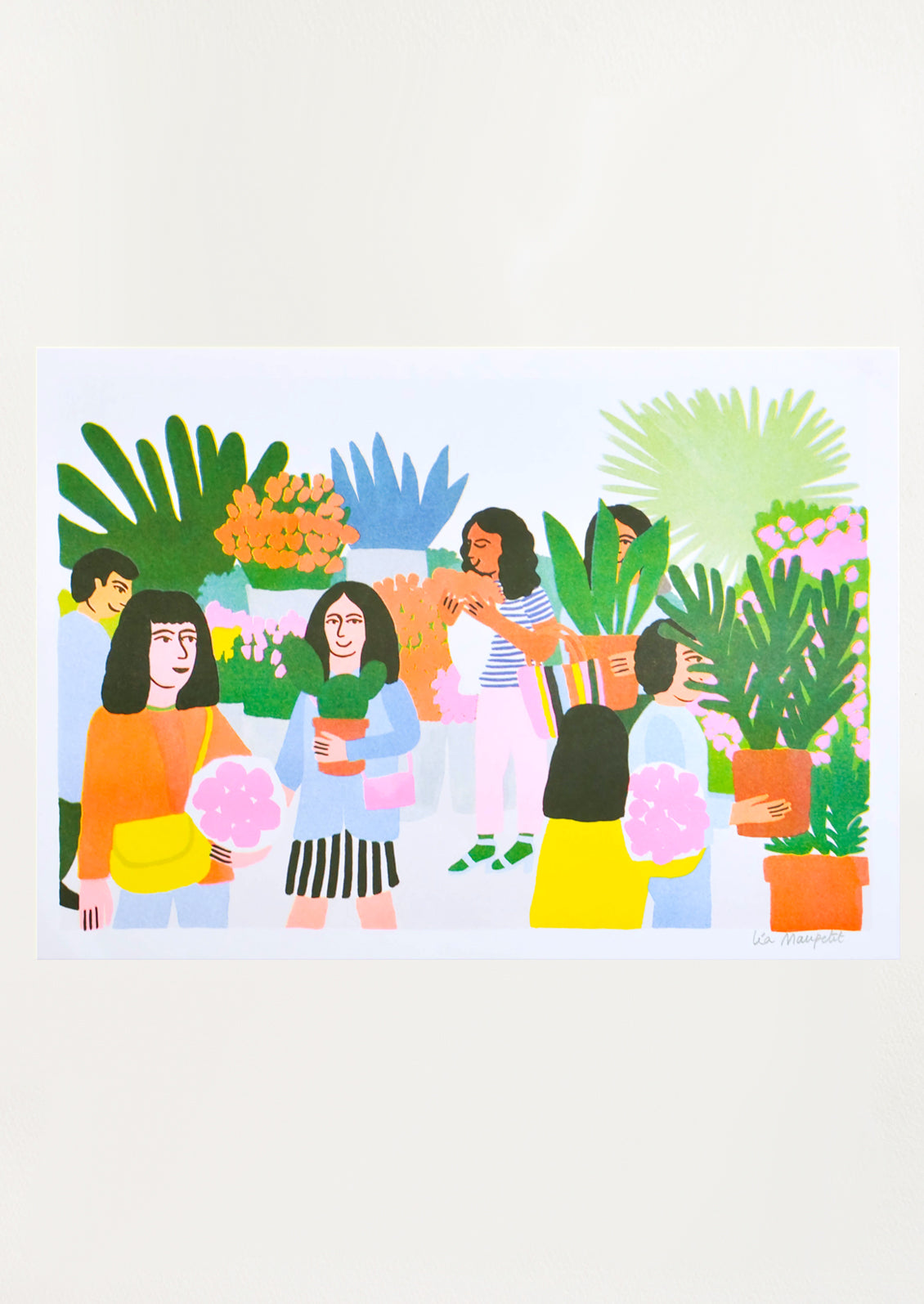Flower Market Print in - LEIF