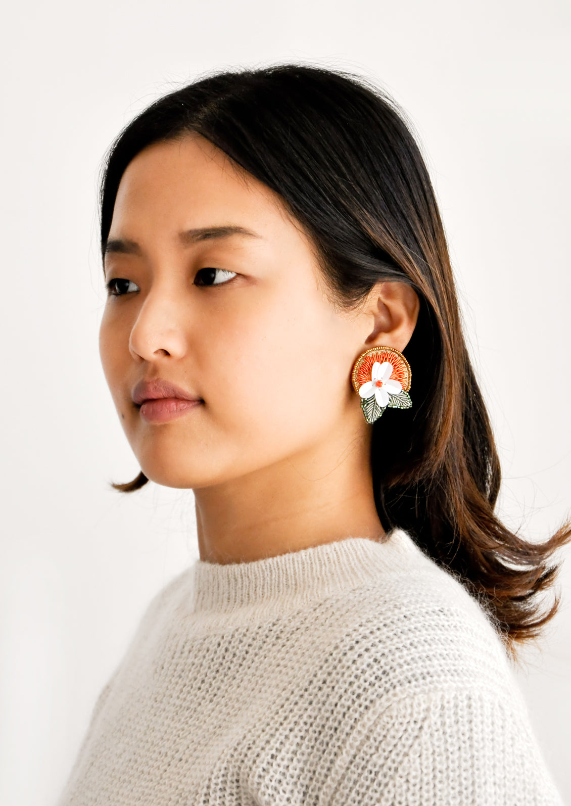 Orange Blossom Earrings in  - LEIF