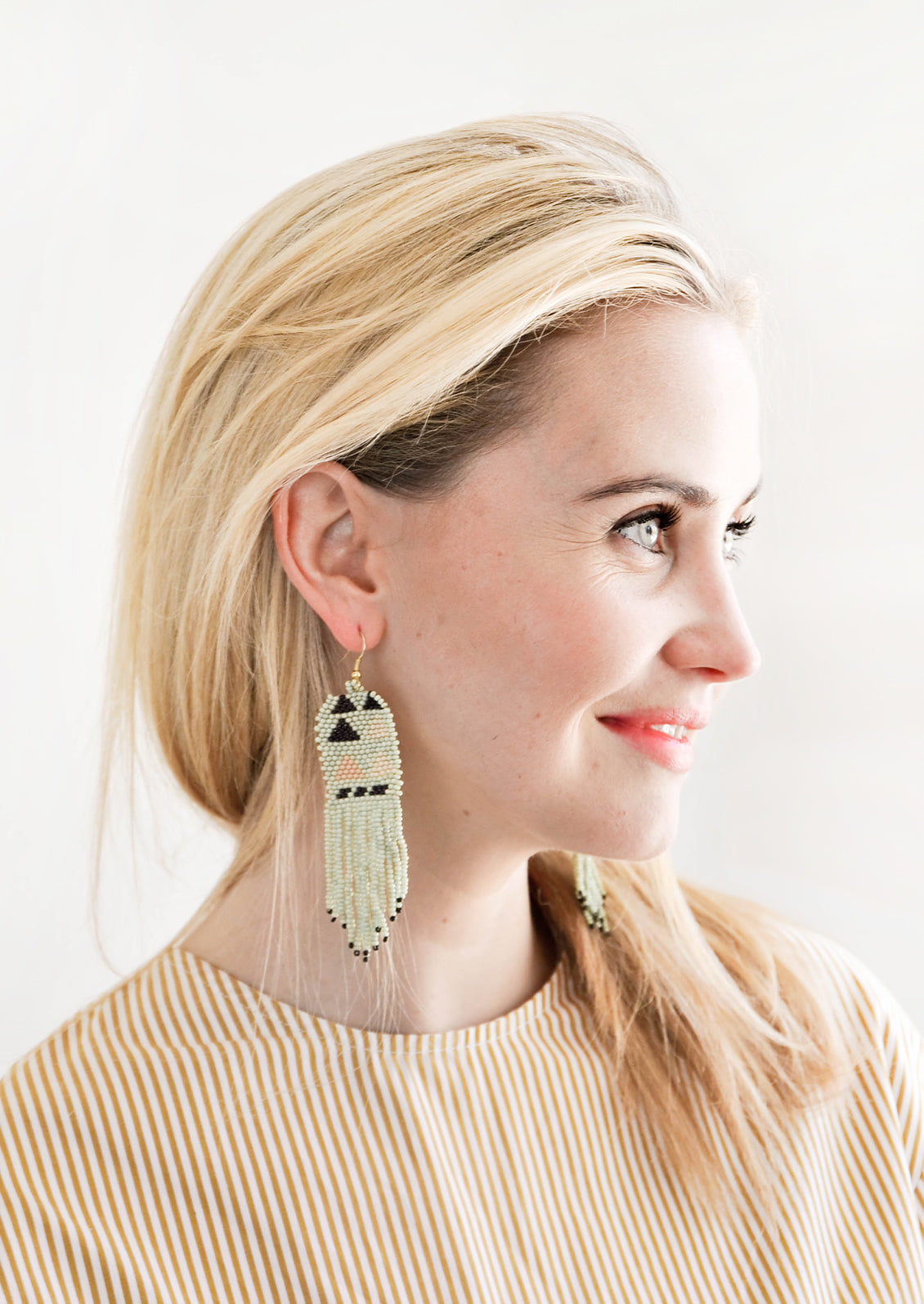 Palisades Beaded Earrings in  - LEIF