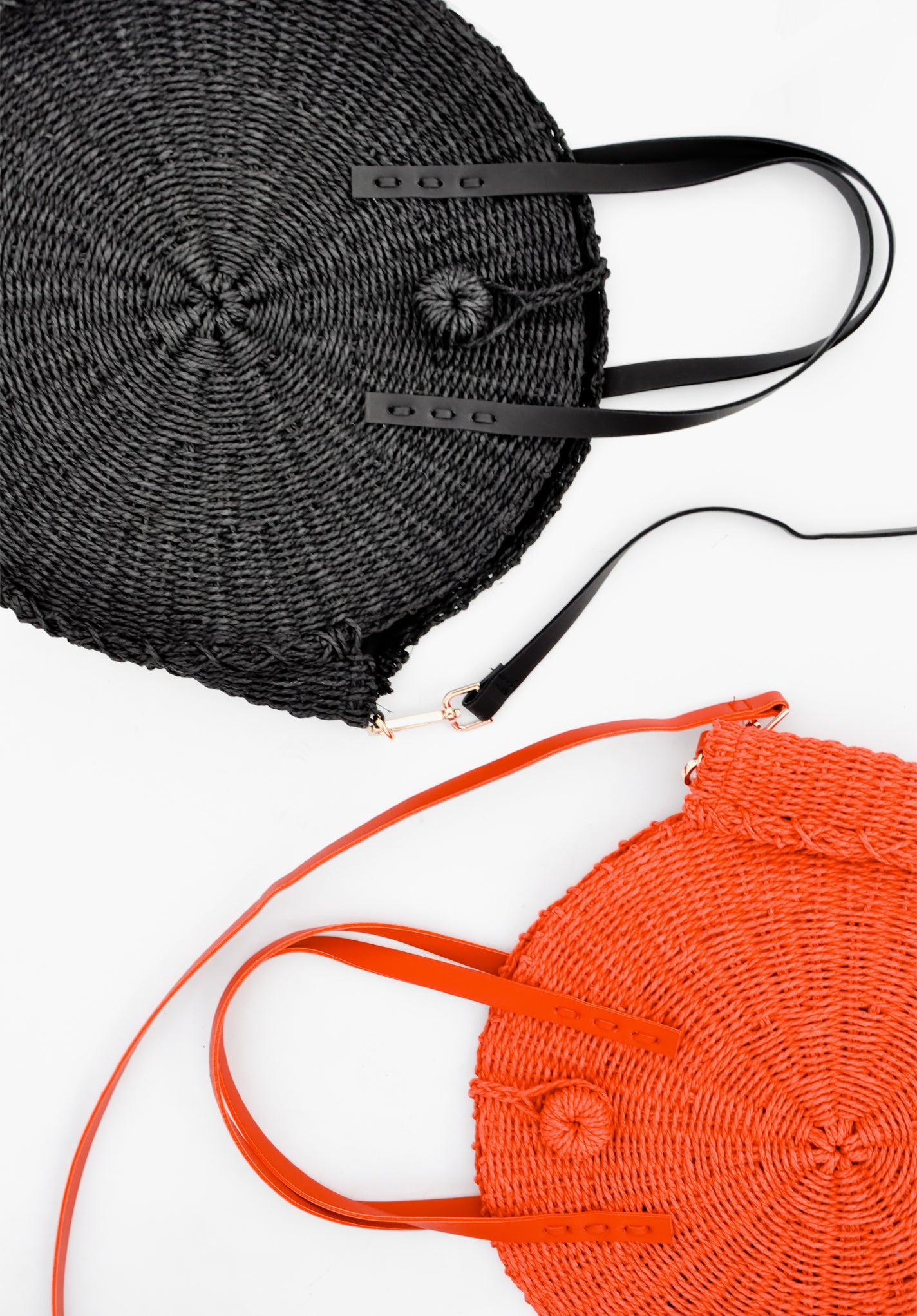 Palisades Raffia Crossbody Bag in  - LEIF