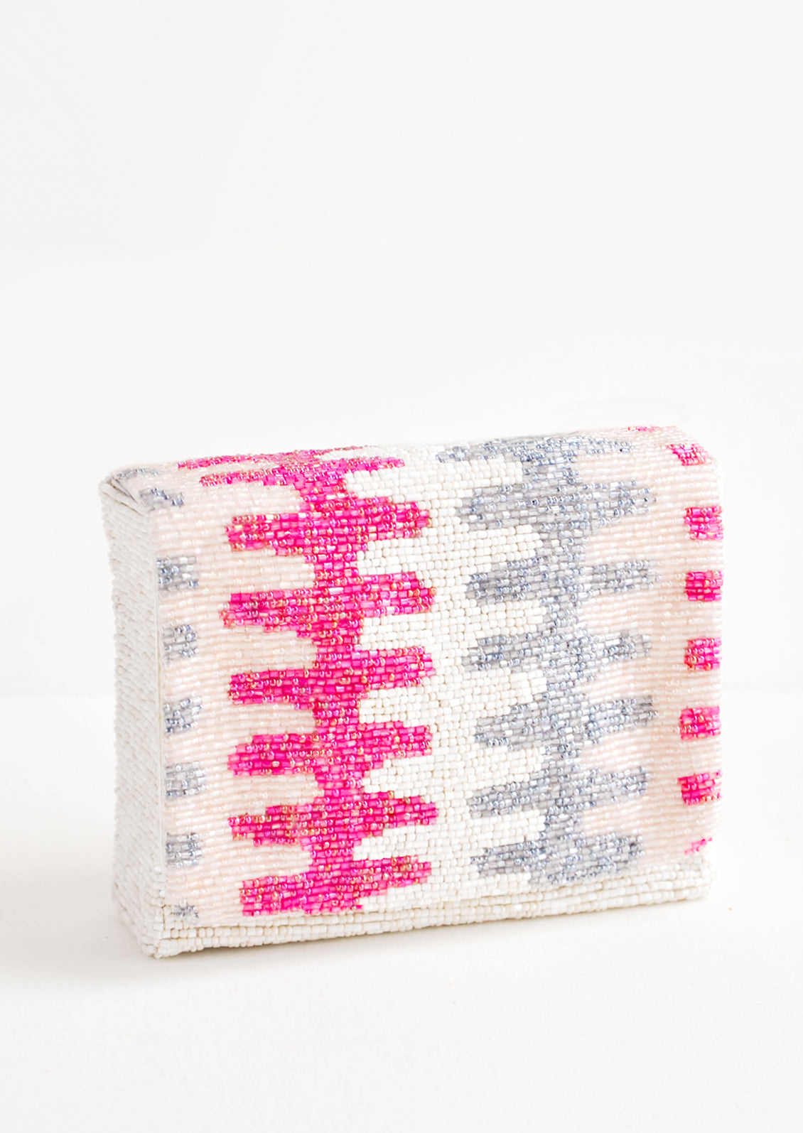 Ric Rac Beaded Box Clutch in  - LEIF