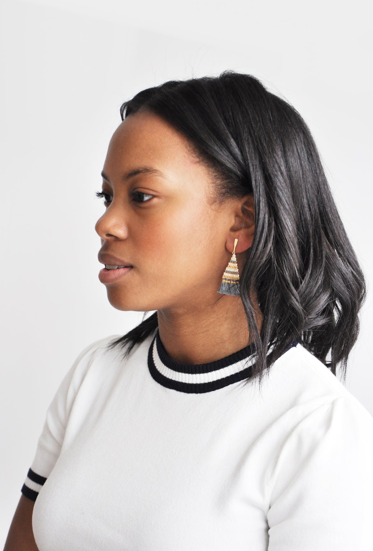 Sadie Tassel Earrings in  - LEIF