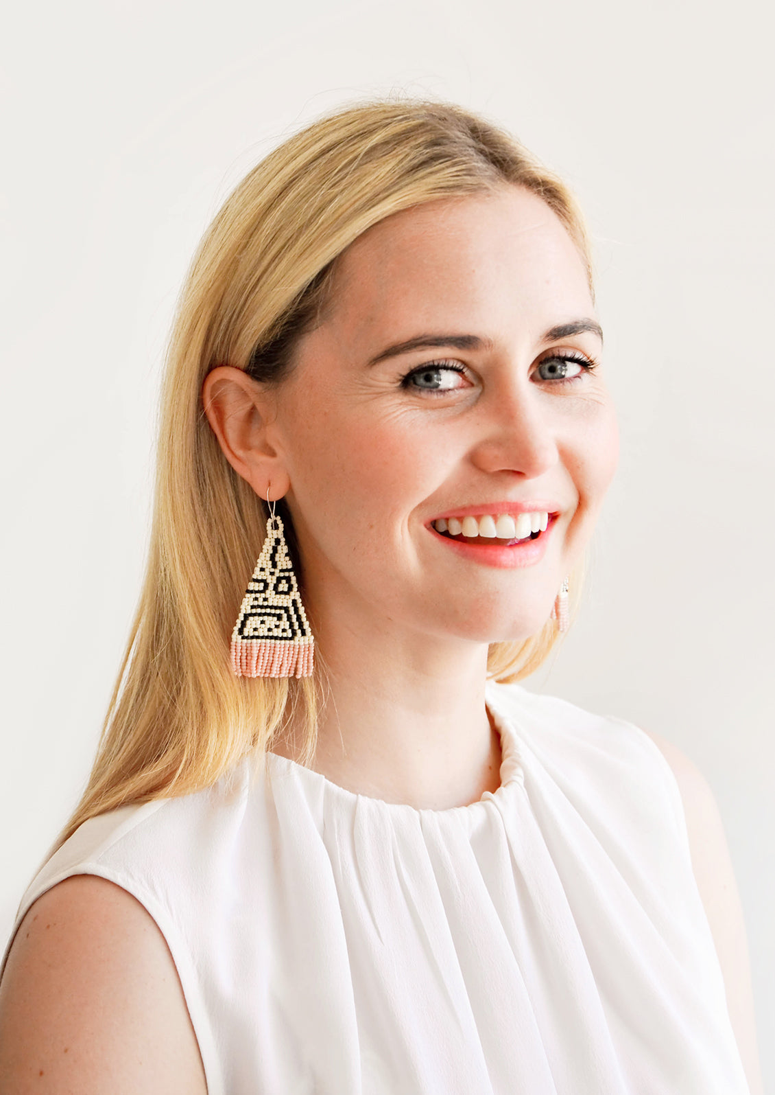 Tachete Beaded Earrings in  - LEIF